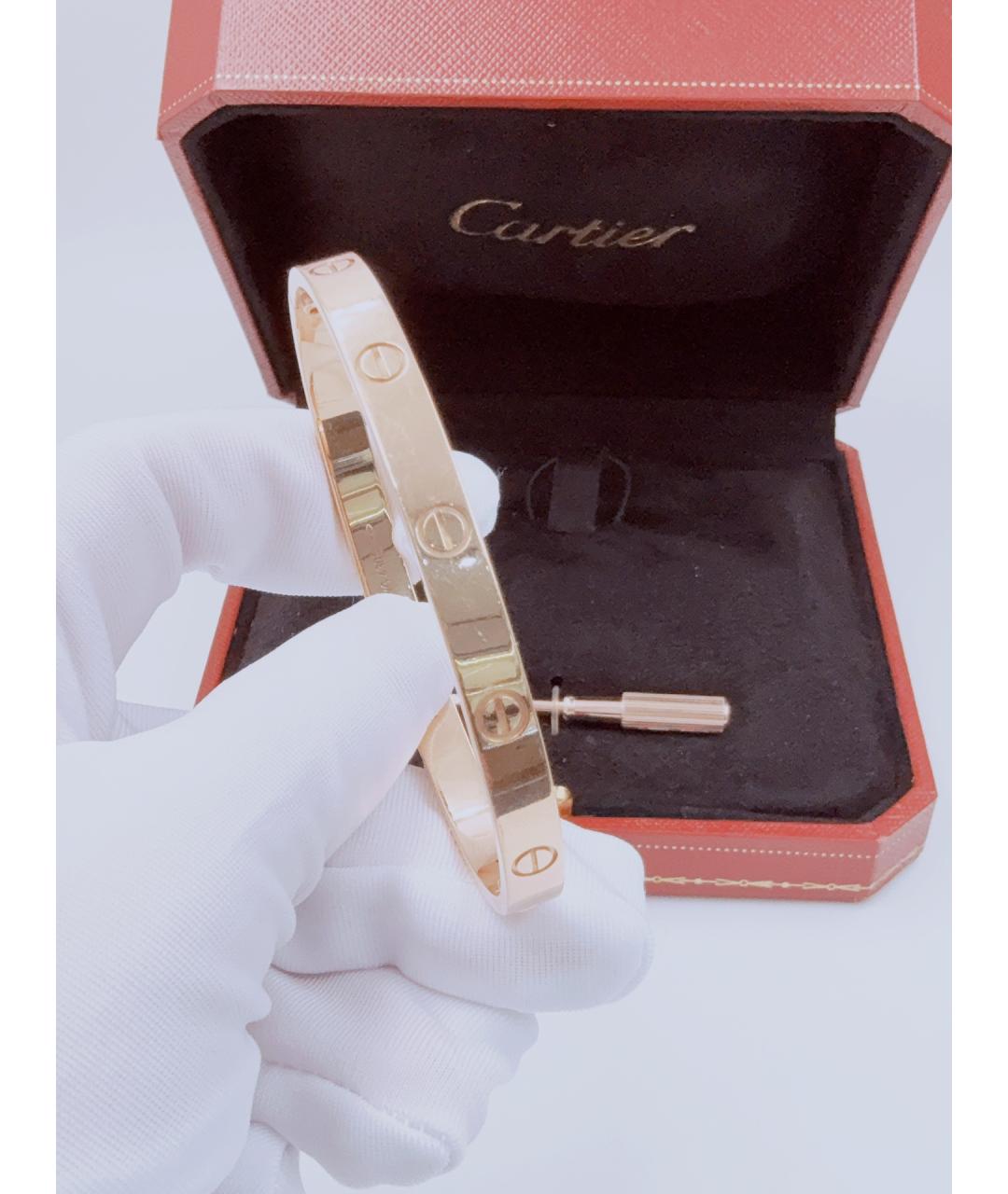 CARTIER Золотой браслет из розового золота, фото 4