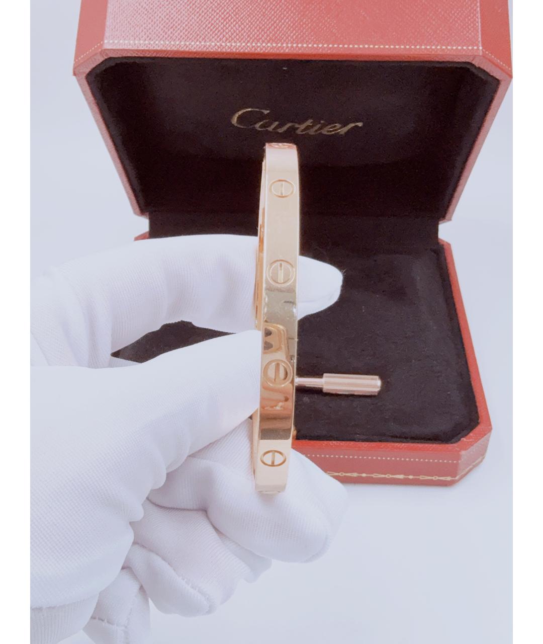 CARTIER Золотой браслет из розового золота, фото 3