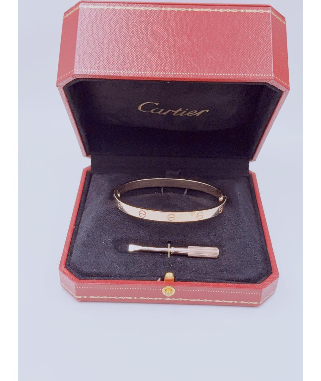 CARTIER Золотой браслет из розового золота, фото 7