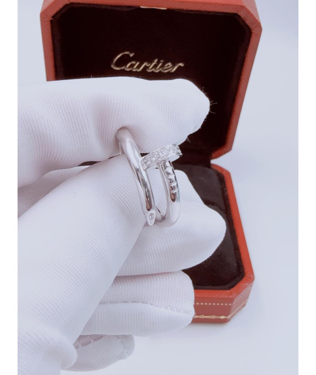 CARTIER Серебряное кольцо из белого золота, фото 4