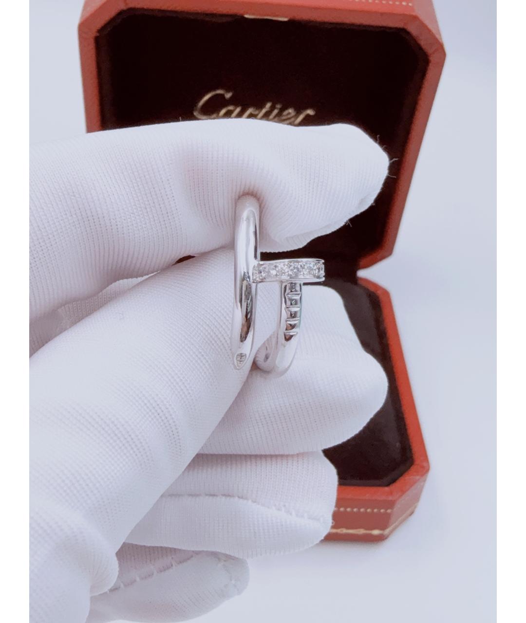 CARTIER Серебряное кольцо из белого золота, фото 2