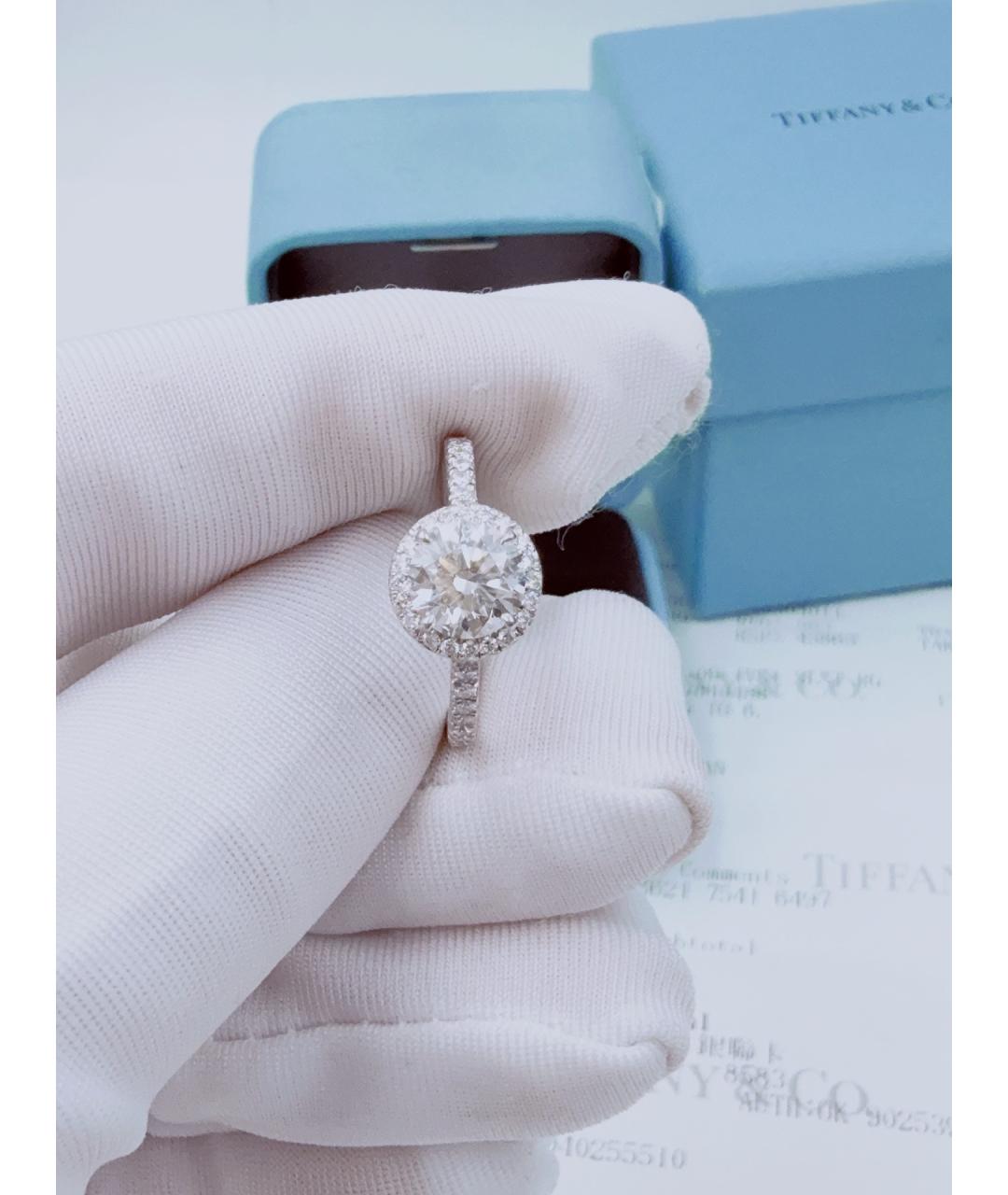 TIFFANY&CO Серебряное платиновое кольцо, фото 2