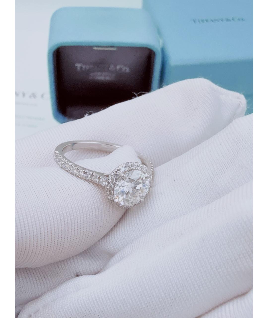 TIFFANY&CO Серебряное платиновое кольцо, фото 5