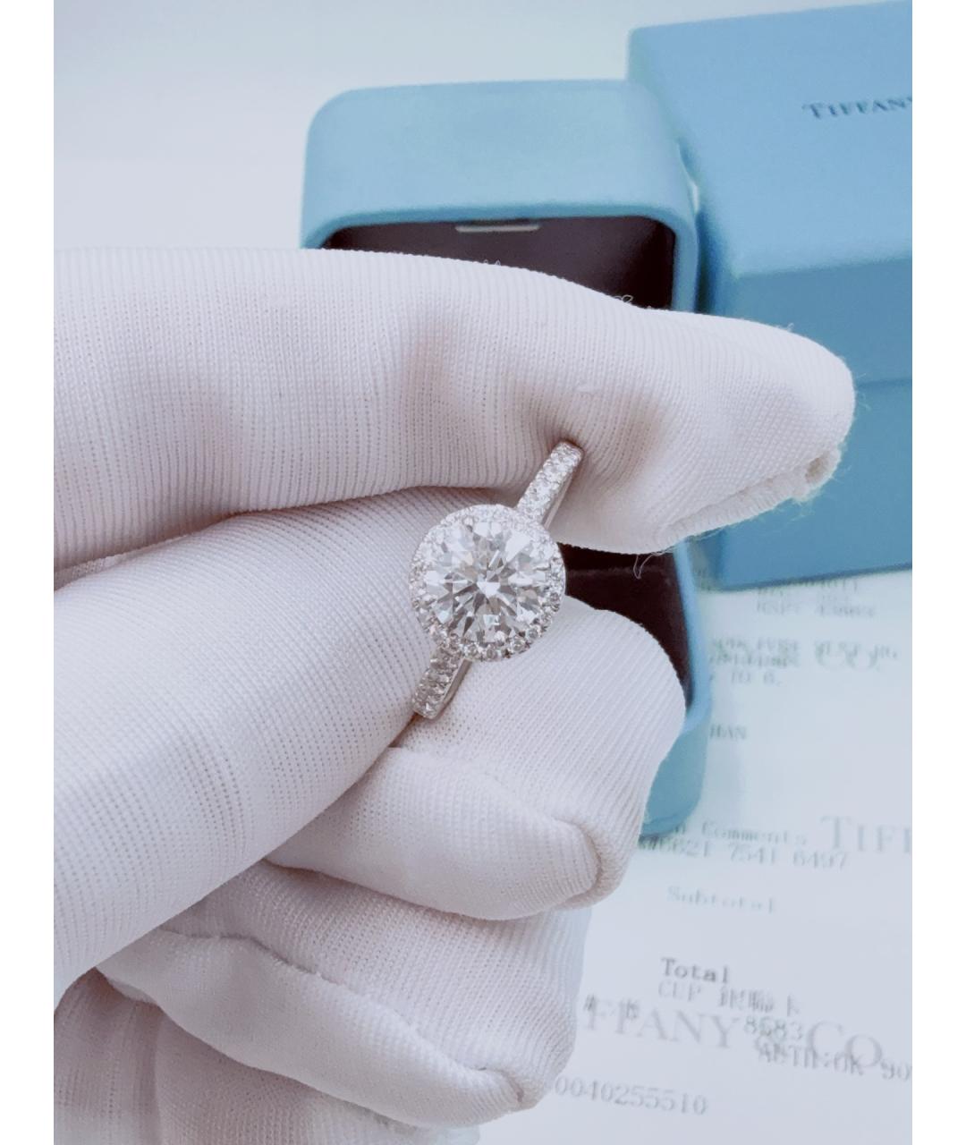 TIFFANY&CO Серебряное платиновое кольцо, фото 3
