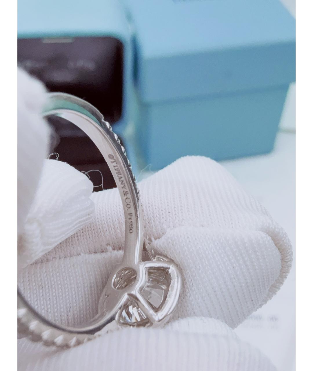 TIFFANY&CO Серебряное платиновое кольцо, фото 7