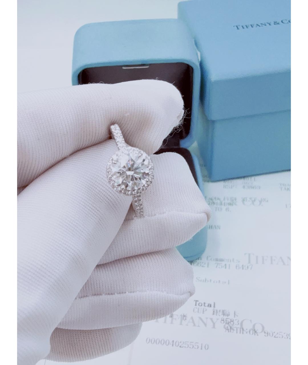 TIFFANY&CO Серебряное платиновое кольцо, фото 4