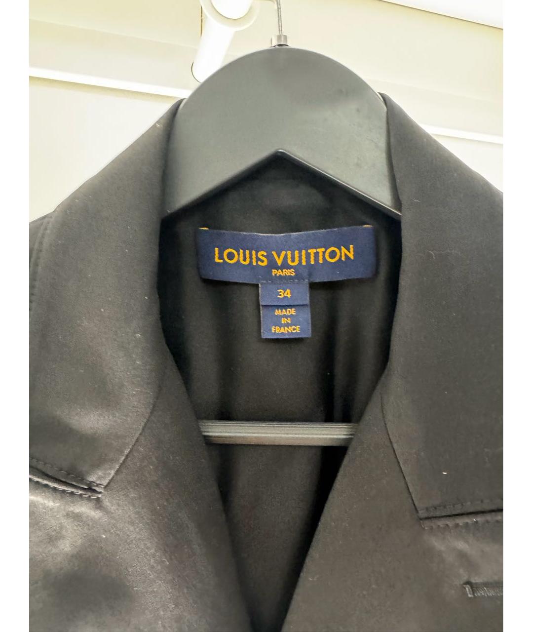 LOUIS VUITTON Черный хлопковый жакет/пиджак, фото 3