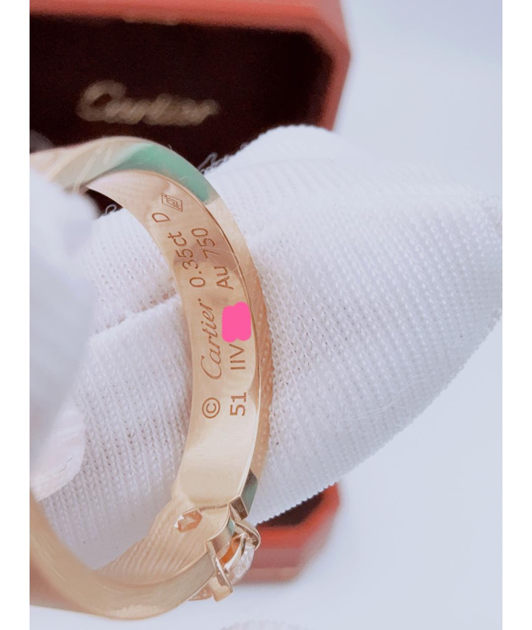 CARTIER Золотое кольцо из розового золота, фото 7
