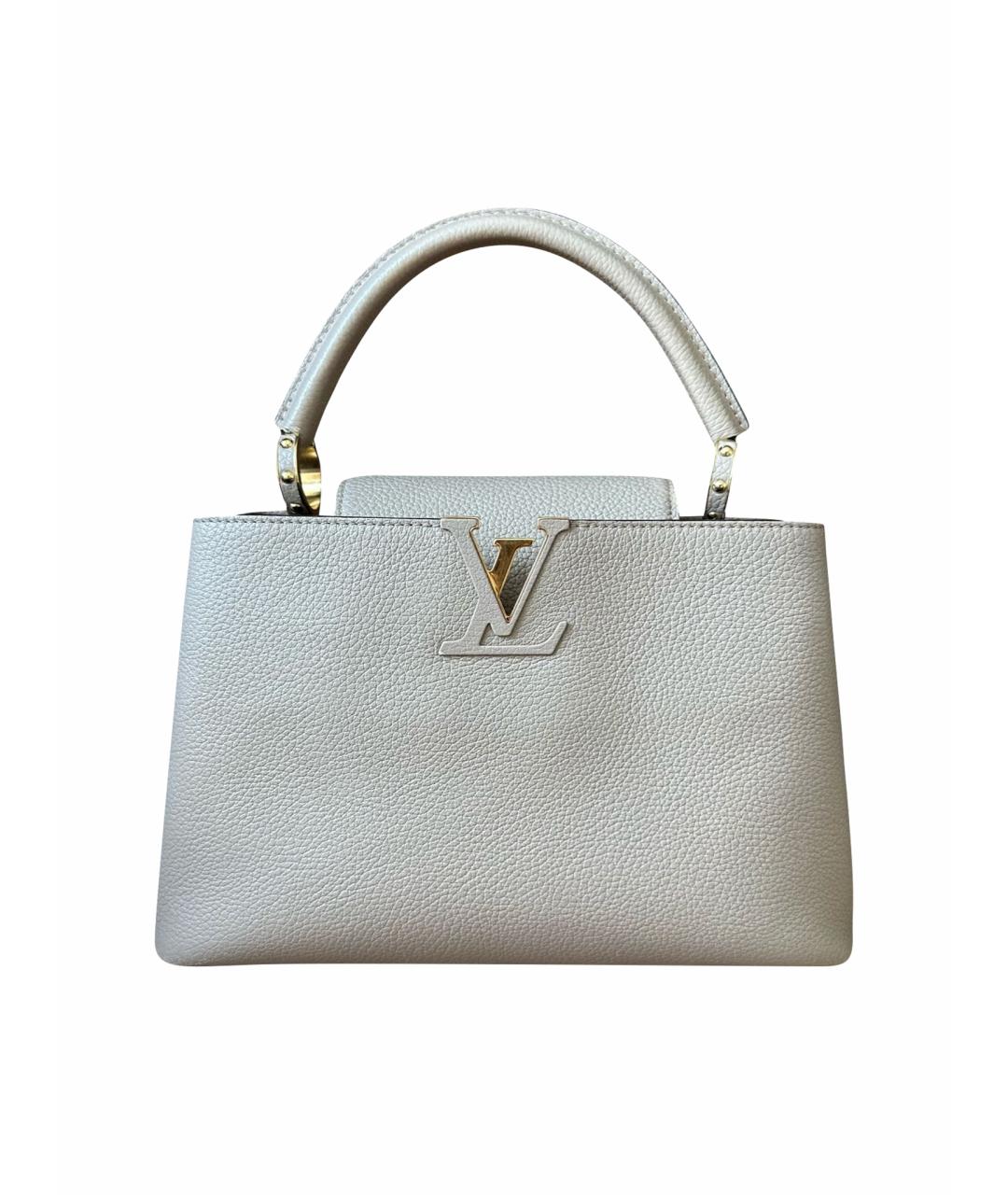 LOUIS VUITTON Кожаная сумка с короткими ручками, фото 1