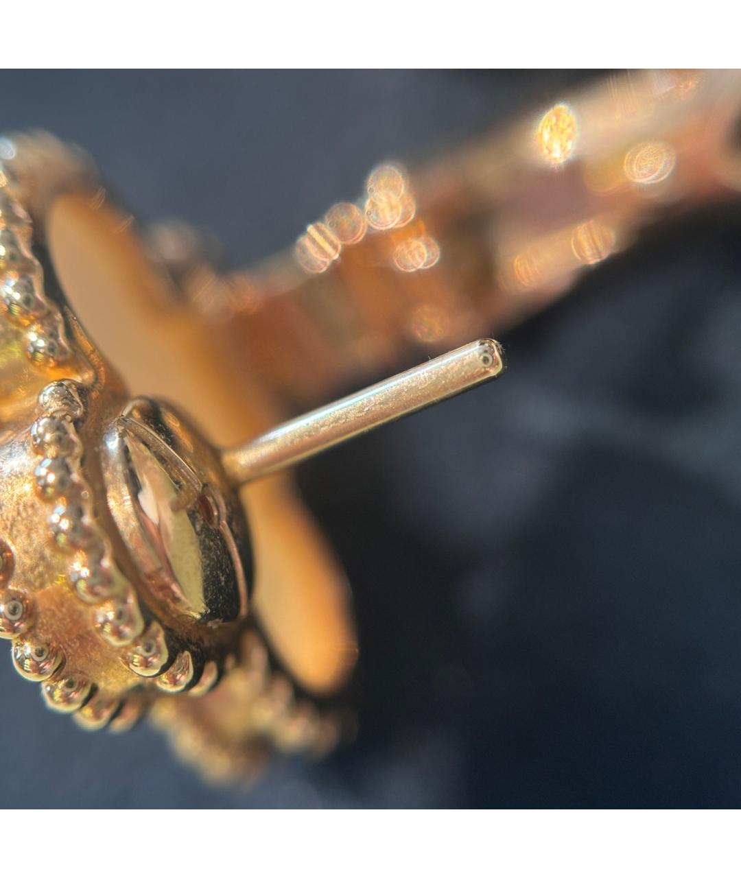 VAN CLEEF & ARPELS Золотые серьги из розового золота, фото 5