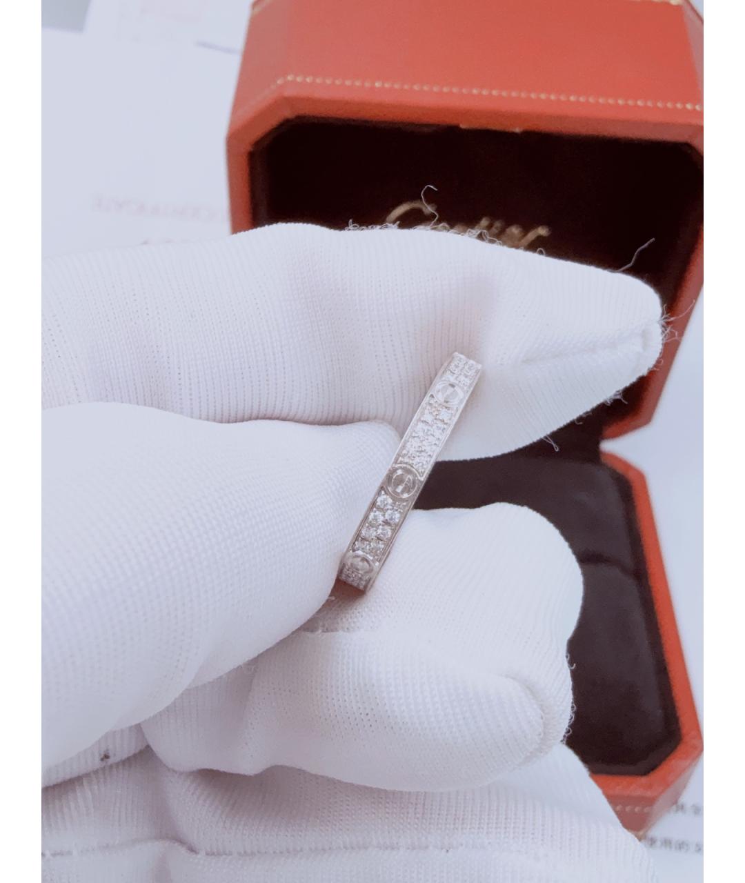 CARTIER Серебряное кольцо из белого золота, фото 5