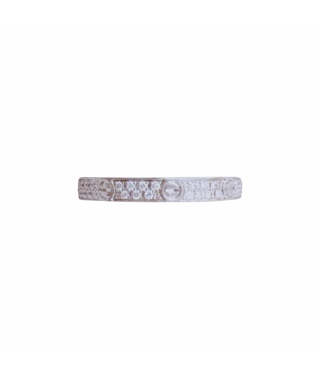 CARTIER Серебряное кольцо из белого золота, фото 1