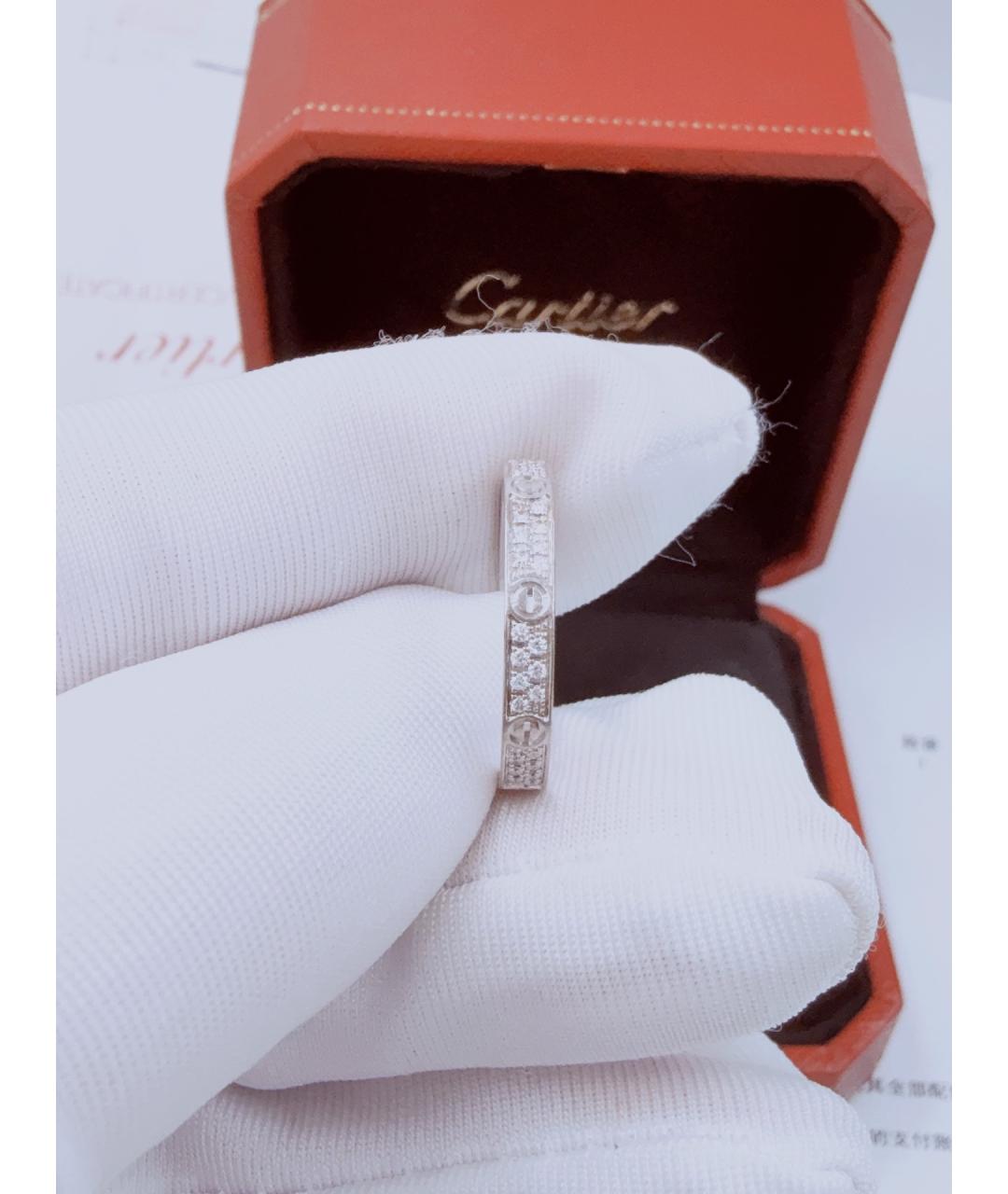 CARTIER Серебряное кольцо из белого золота, фото 3