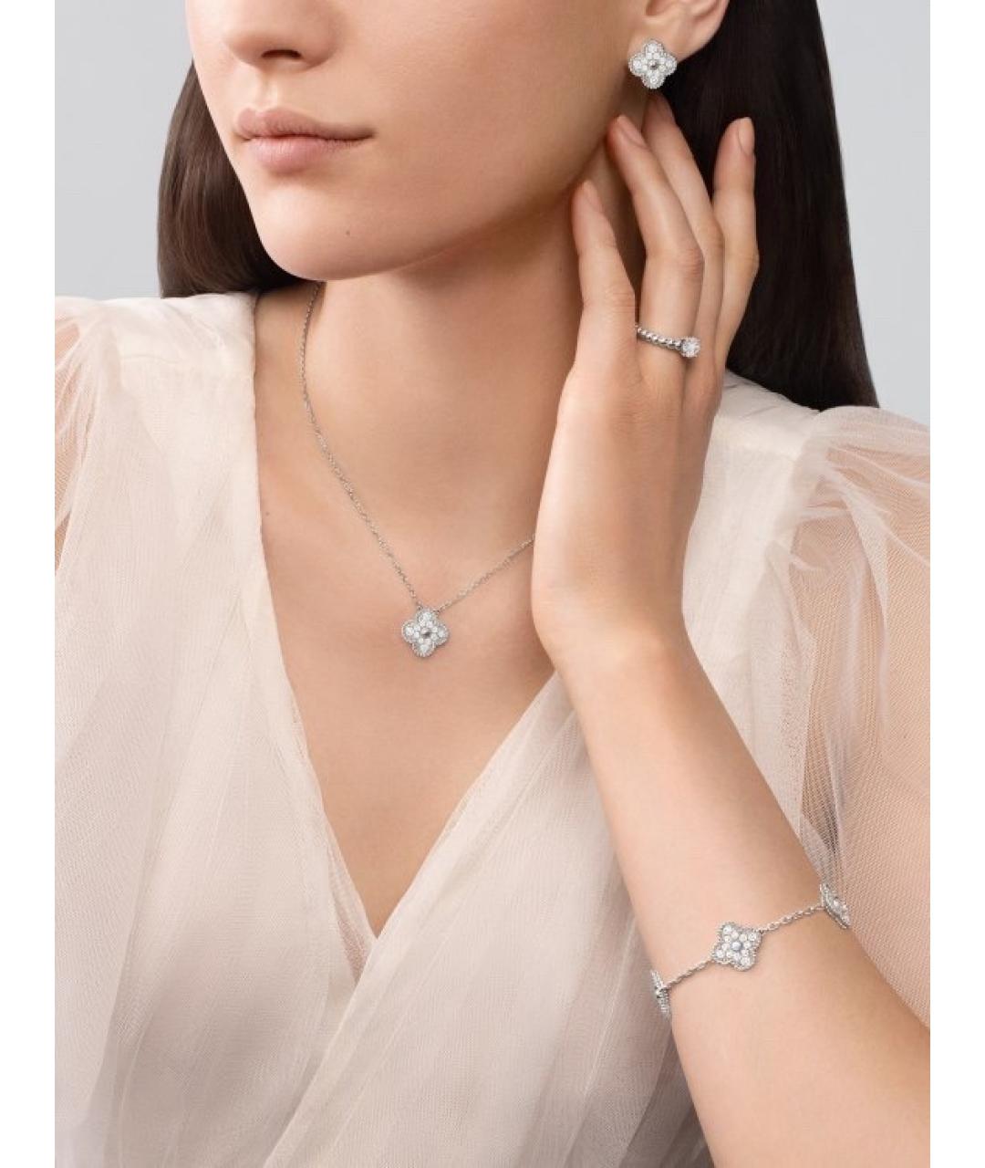 VAN CLEEF & ARPELS Серебряное колье из белого золота, фото 5