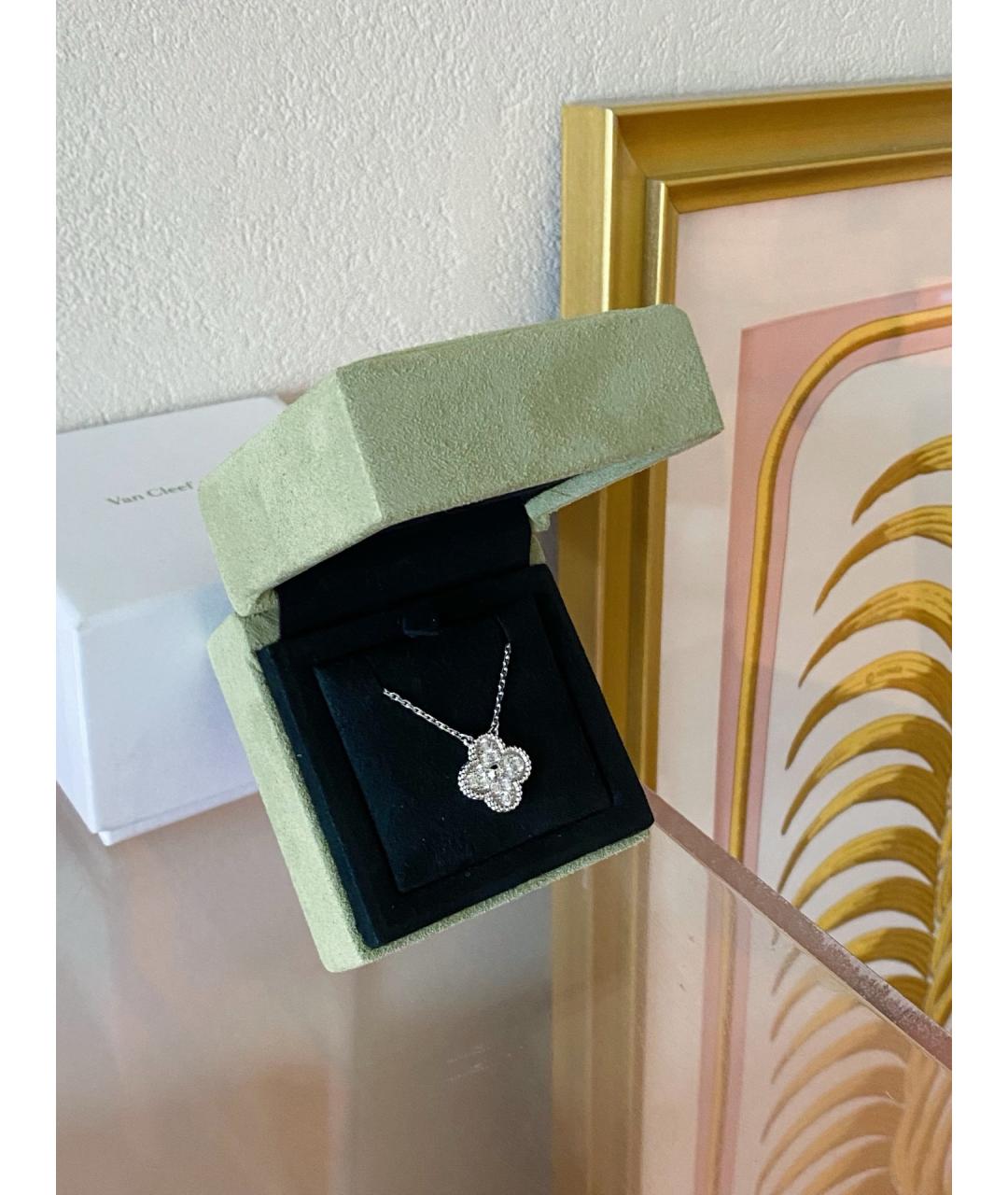 VAN CLEEF & ARPELS Серебряное колье из белого золота, фото 6