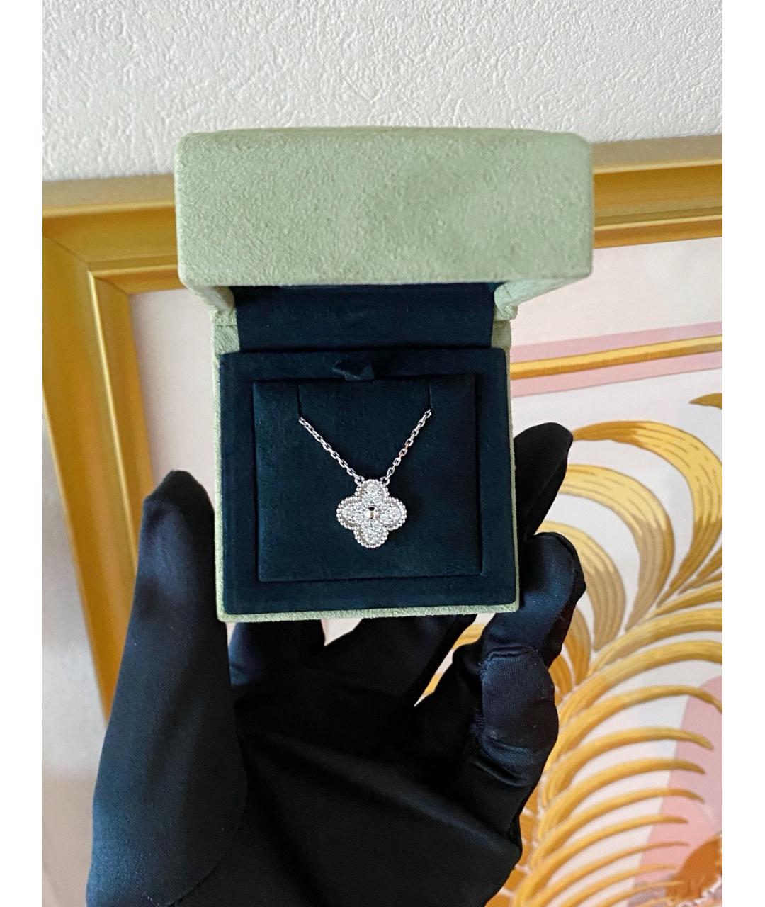 VAN CLEEF & ARPELS Серебряное колье из белого золота, фото 3