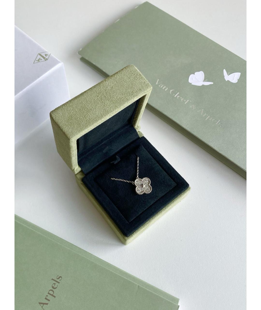 VAN CLEEF & ARPELS Серебряное колье из белого золота, фото 4
