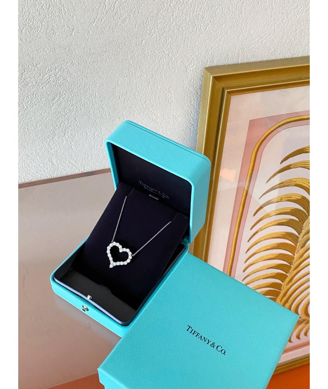 TIFFANY&CO Серебряное платиновое колье, фото 2