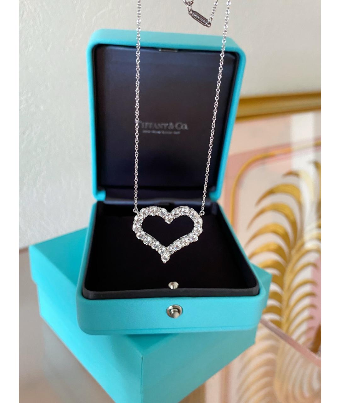 TIFFANY&CO Серебряное платиновое колье, фото 4