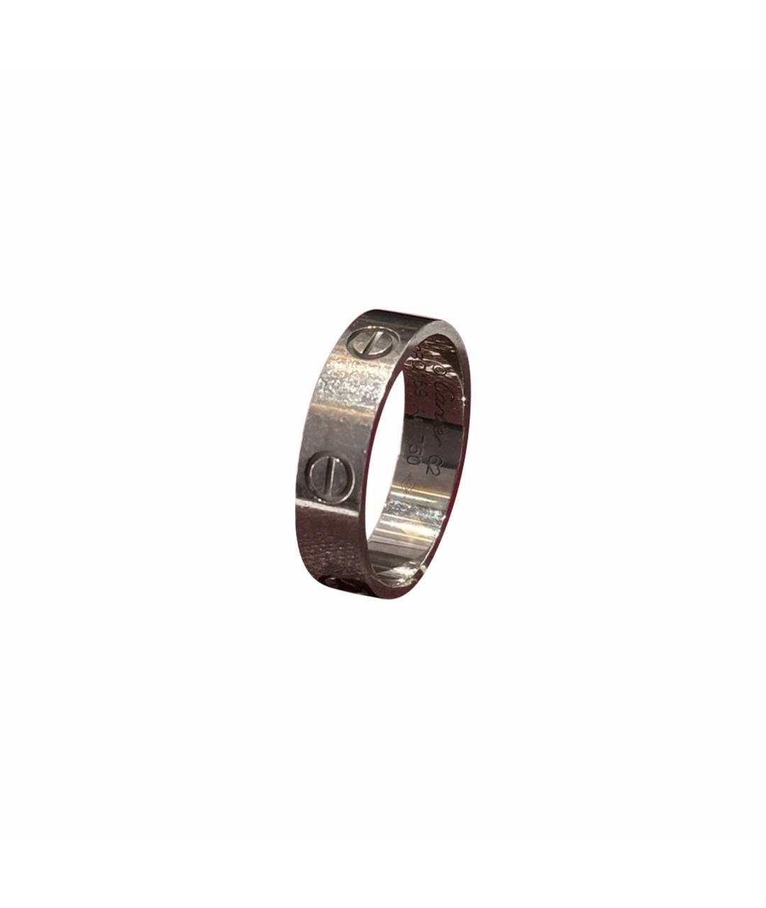 CARTIER Серебряное кольцо из белого золота, фото 1