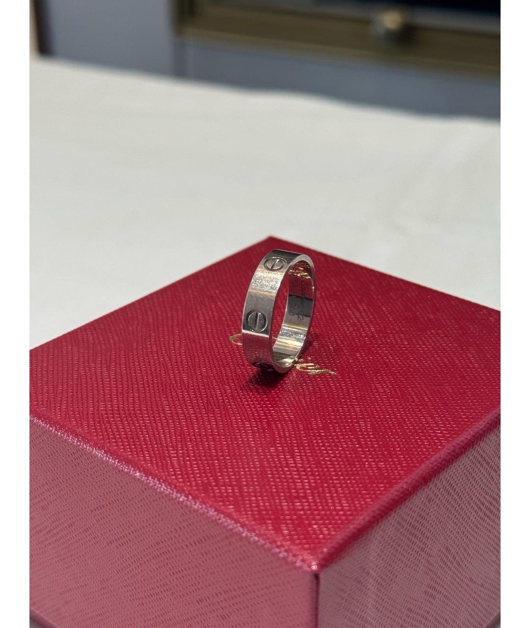 CARTIER Серебряное кольцо из белого золота, фото 5