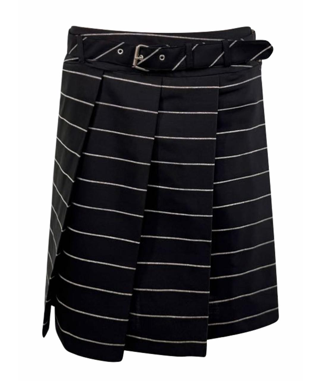 VIVIENNE WESTWOOD Антрацитовая шерстяная юбка мини, фото 1
