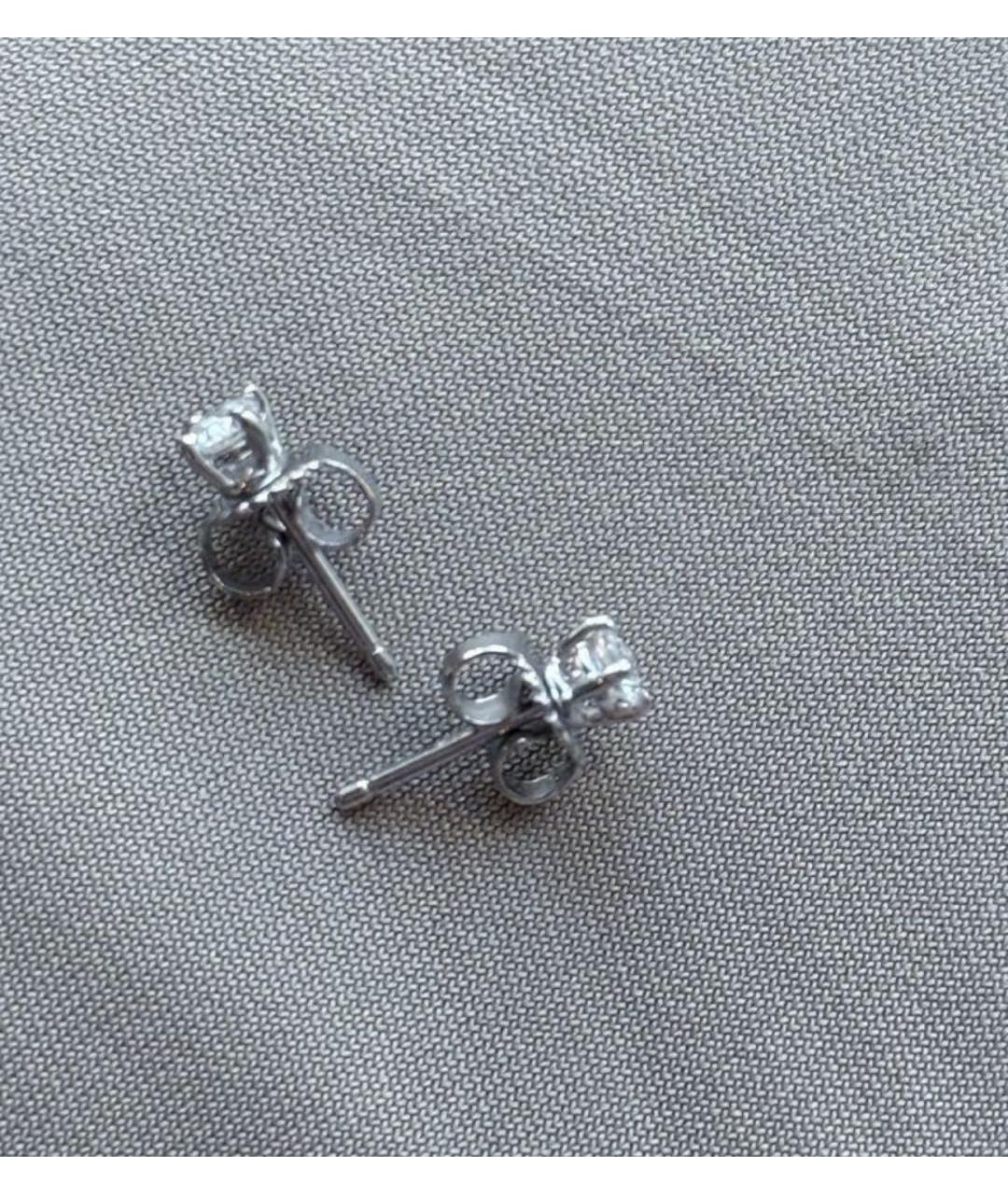 TIFFANY&CO Серебряные платиновые серьги, фото 3