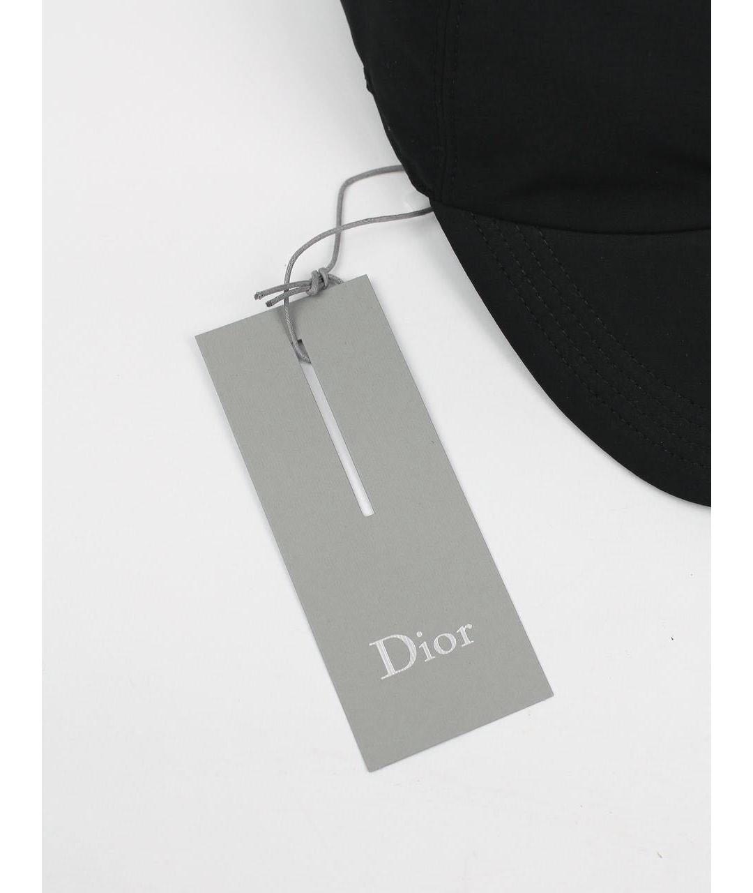 CHRISTIAN DIOR Черная хлопковая кепка/бейсболка, фото 7