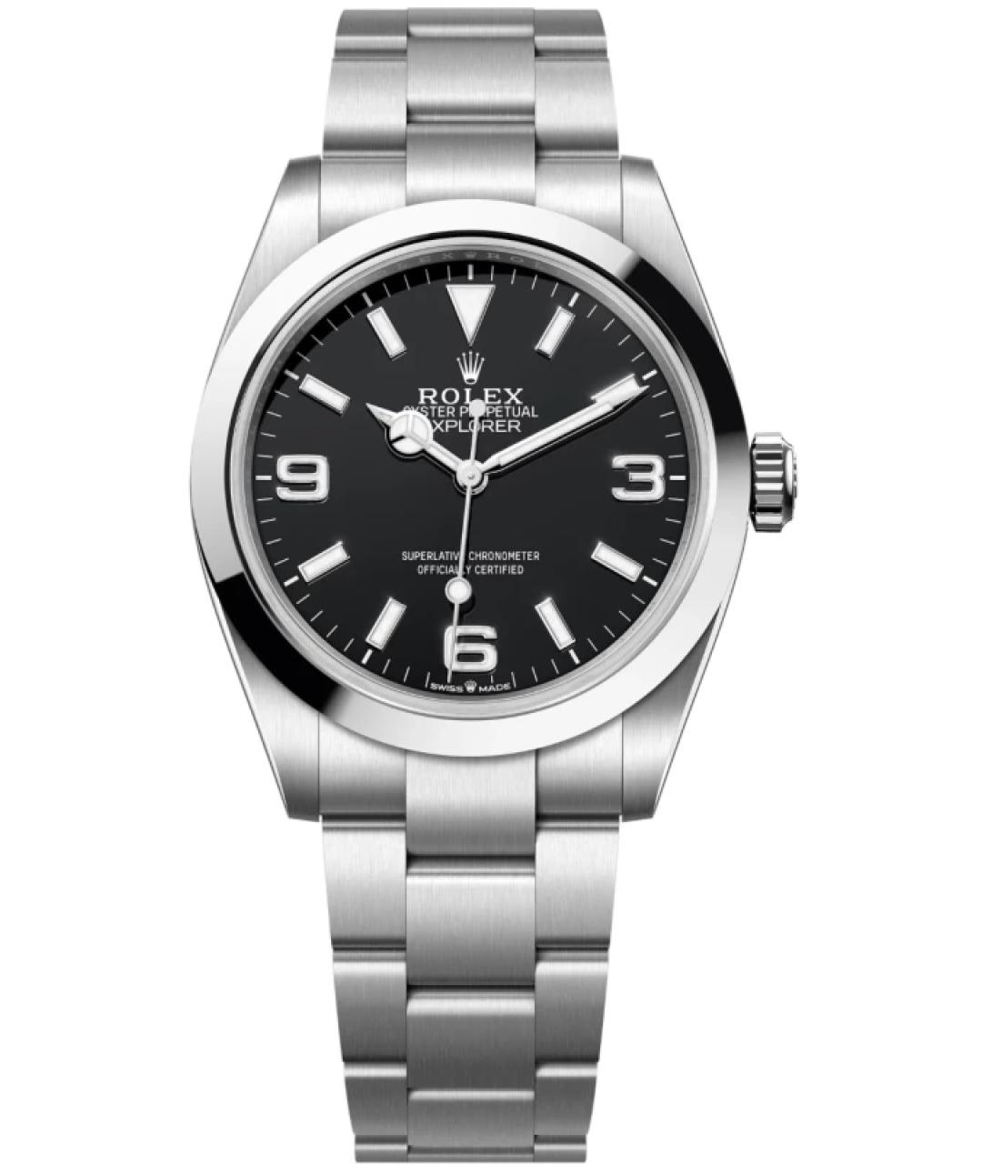 ROLEX Черные часы, фото 10