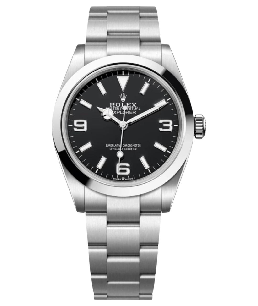 ROLEX Черные часы, фото 1