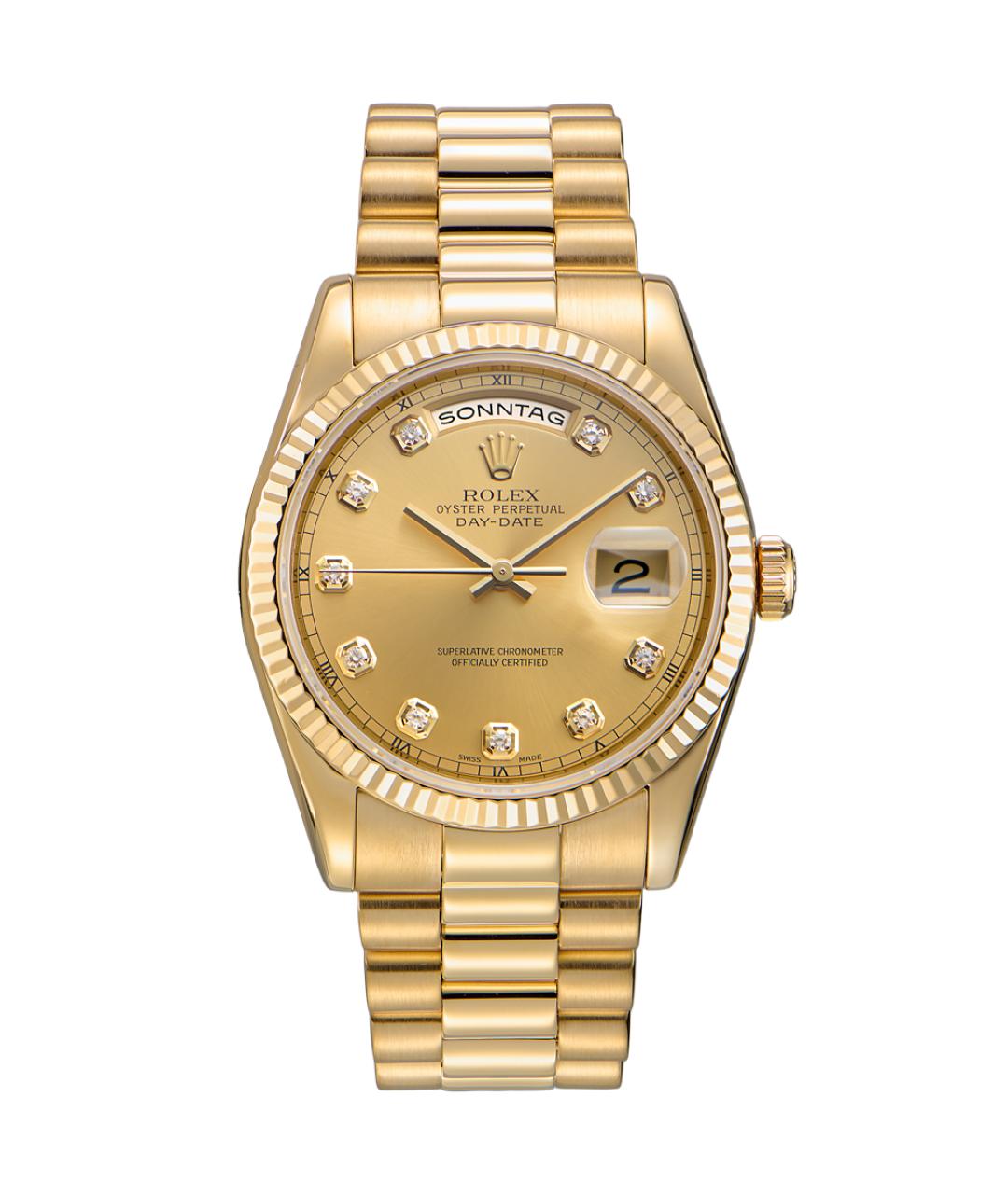 ROLEX Золотые часы из желтого золота, фото 10