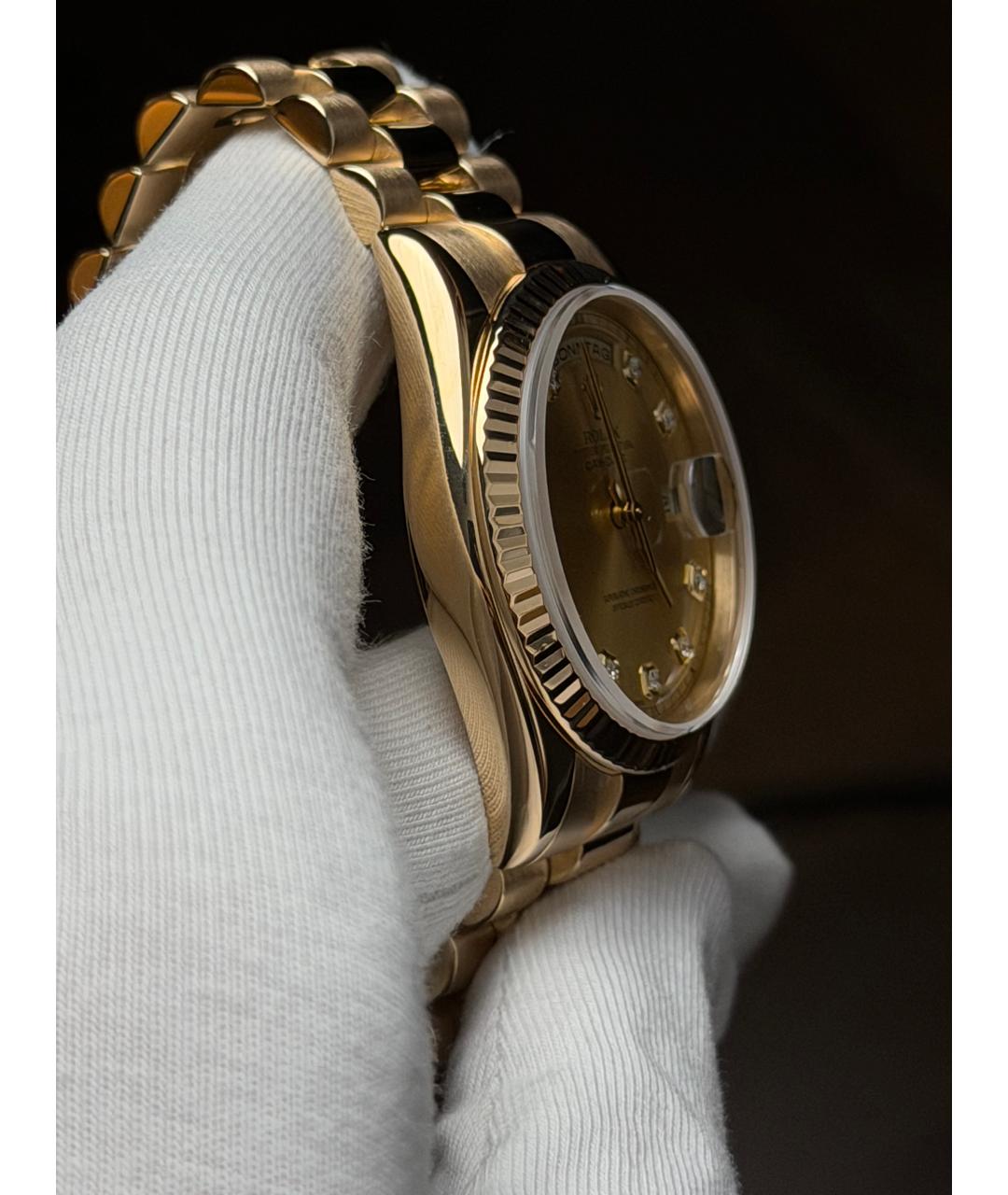 ROLEX Золотые часы из желтого золота, фото 5