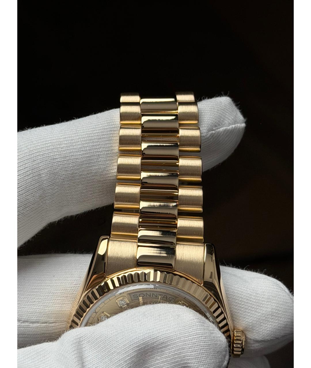 ROLEX Золотые часы из желтого золота, фото 7