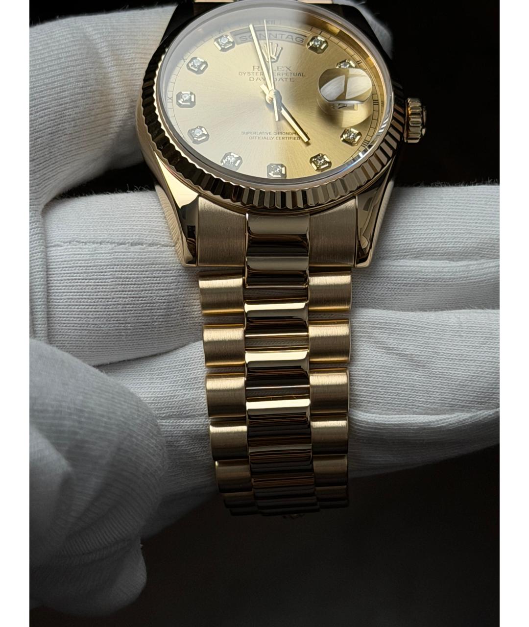 ROLEX Золотые часы из желтого золота, фото 6