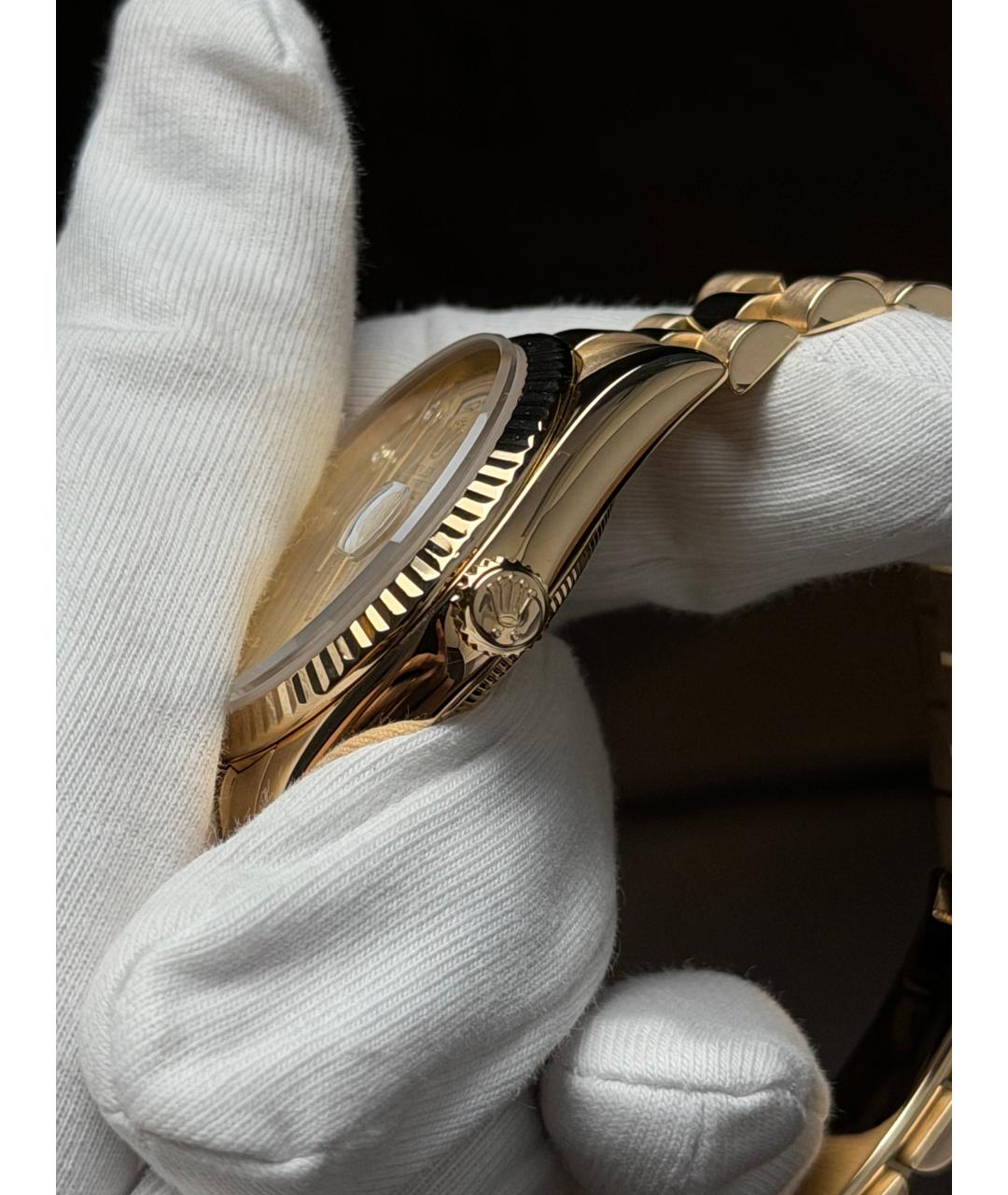 ROLEX Золотые часы из желтого золота, фото 4