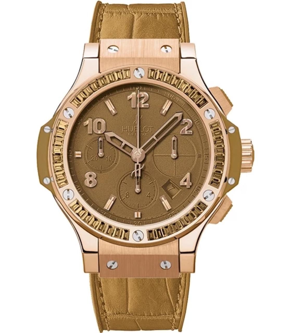 HUBLOT Коричневые часы из розового золота, фото 10