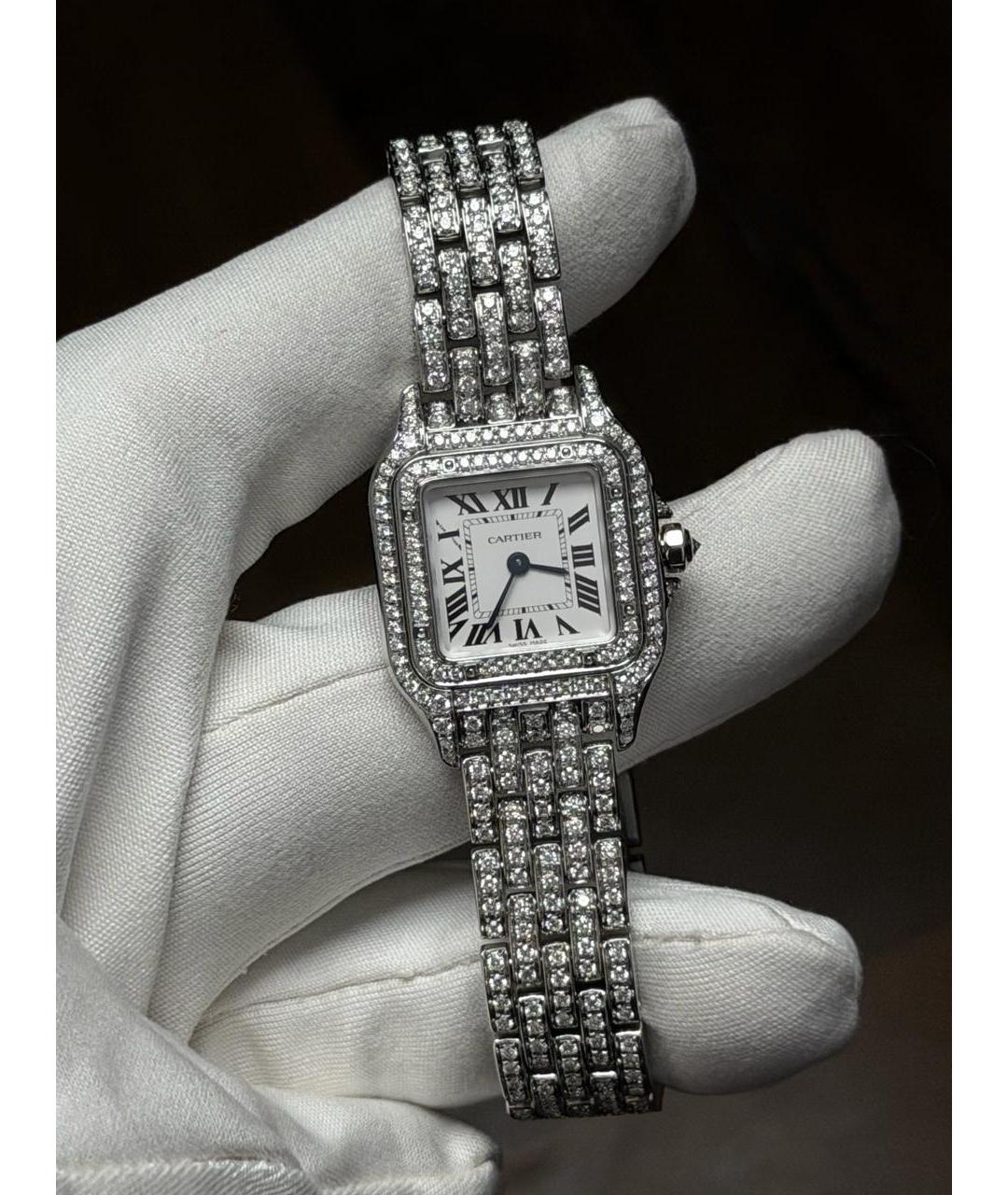CARTIER Белые часы, фото 2
