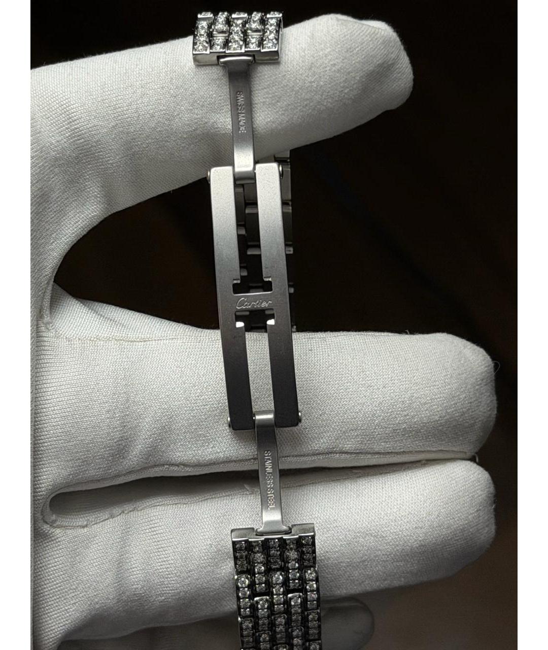 CARTIER Белые часы, фото 9