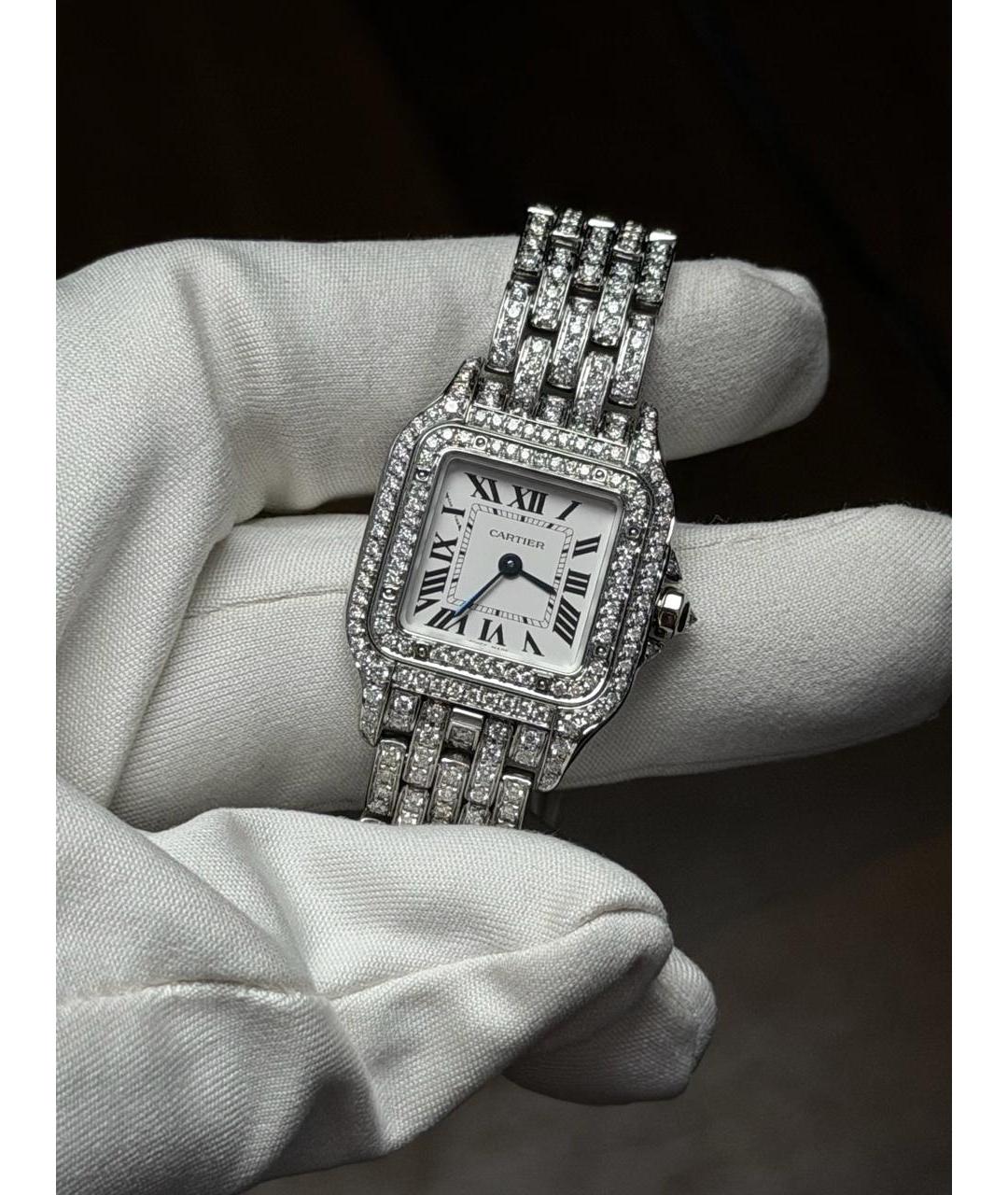 CARTIER Белые часы, фото 3