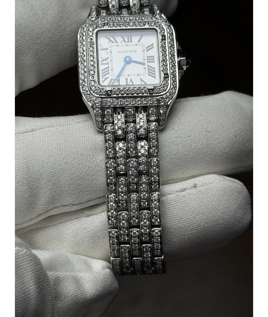 CARTIER Белые часы, фото 5