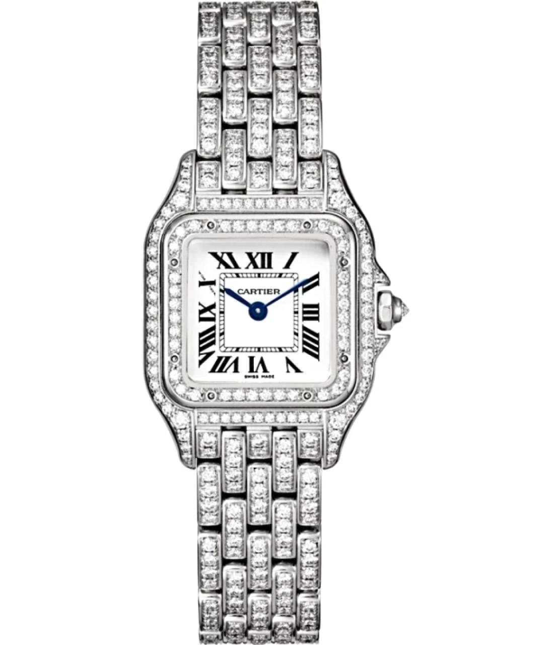 CARTIER Белые часы, фото 10