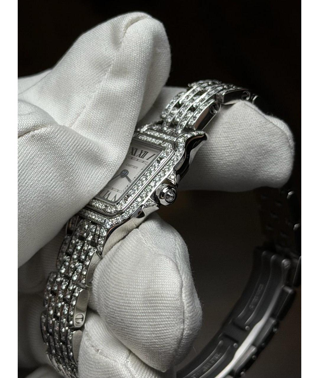 CARTIER Белые часы, фото 4