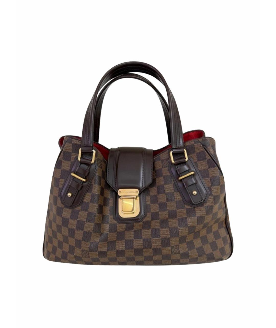 LOUIS VUITTON Коричневая сумка с короткими ручками, фото 8