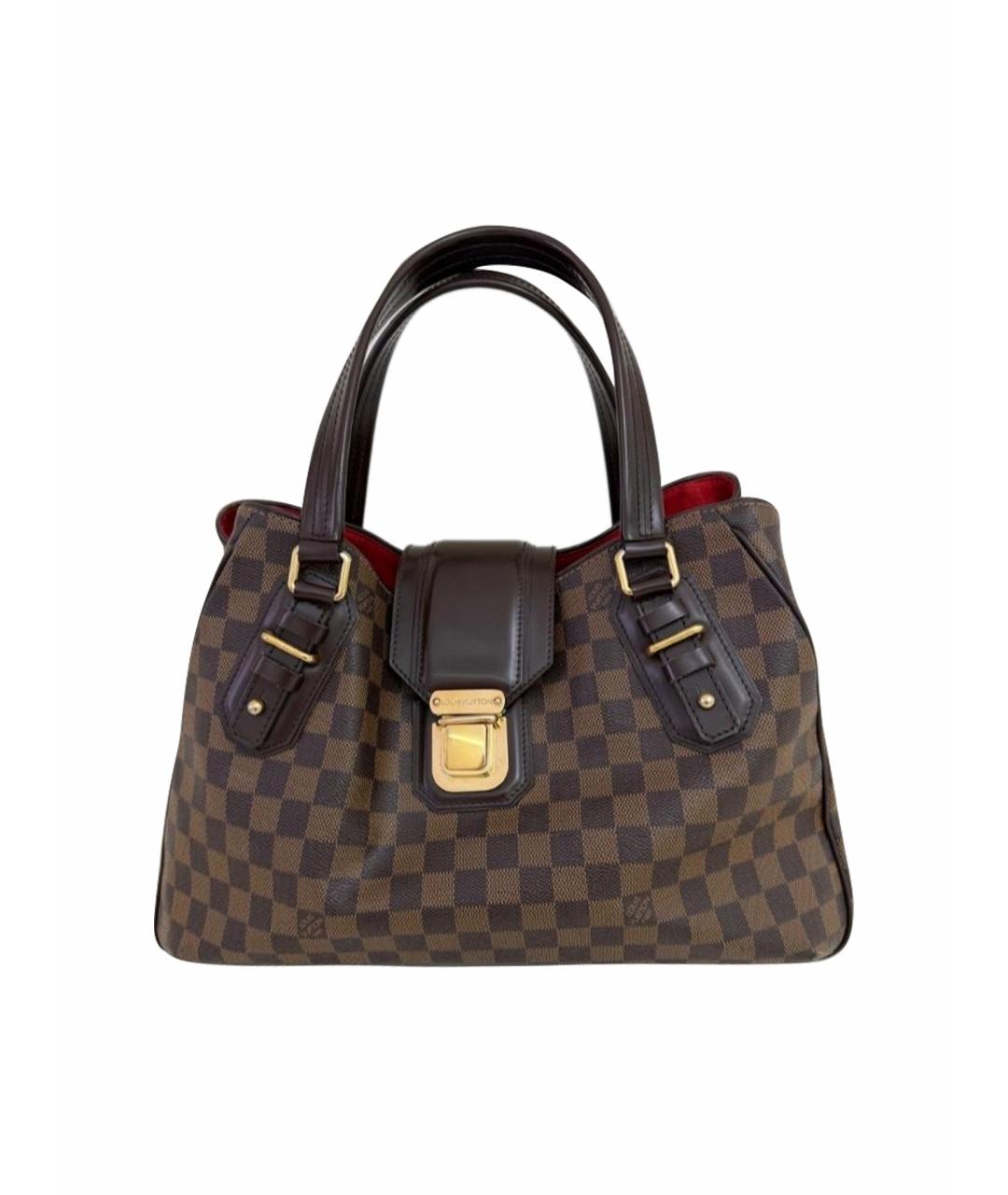 LOUIS VUITTON Коричневая сумка с короткими ручками, фото 1