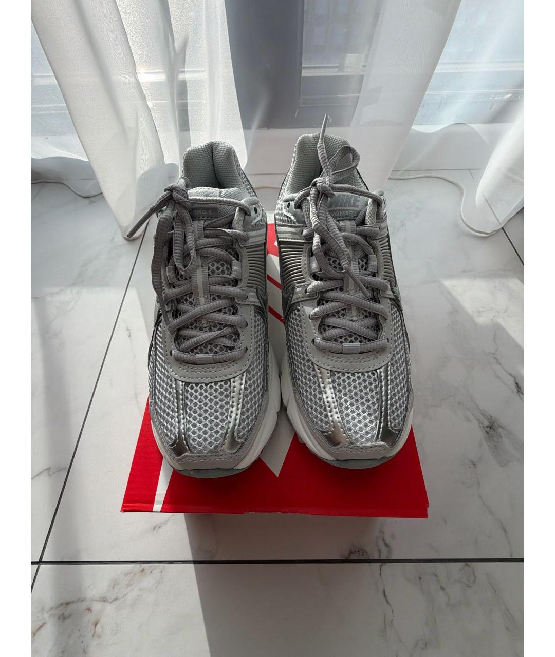 NIKE Серые текстильные кроссовки, фото 2