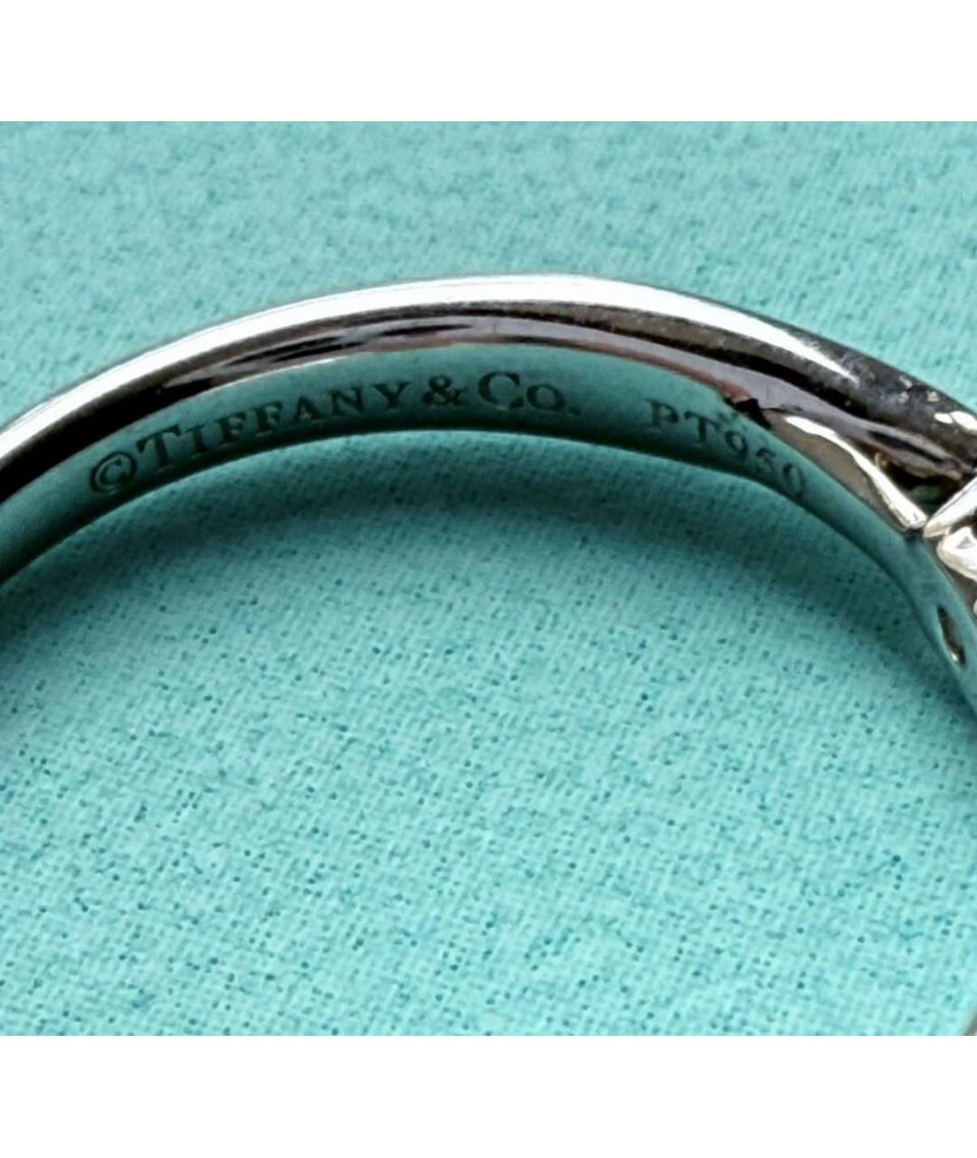 TIFFANY&CO Серебряное платиновое кольцо, фото 4