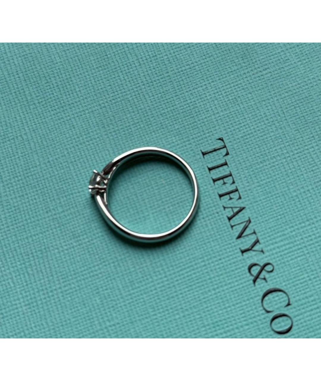 TIFFANY&CO Серебряное платиновое кольцо, фото 2