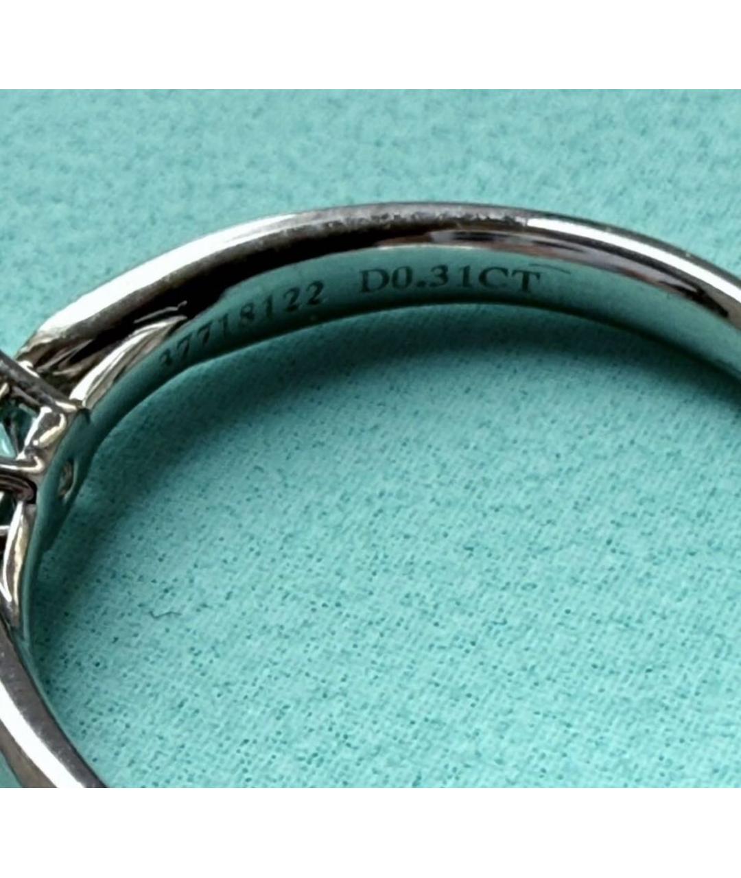 TIFFANY&CO Серебряное платиновое кольцо, фото 5