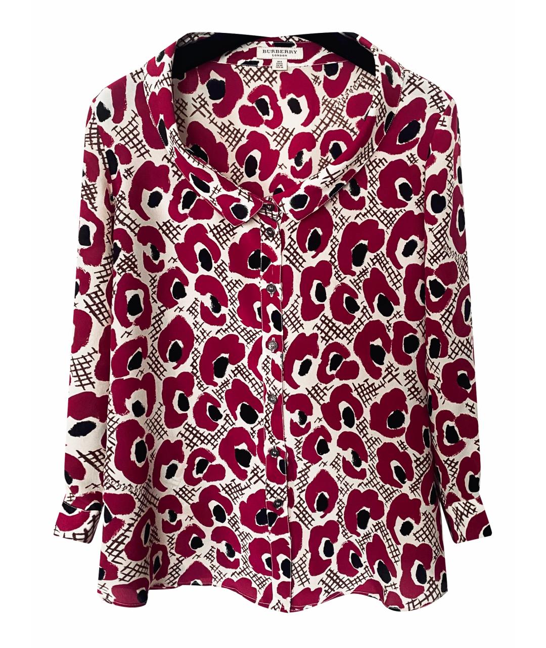 BURBERRY Мульти креповая блузы, фото 1