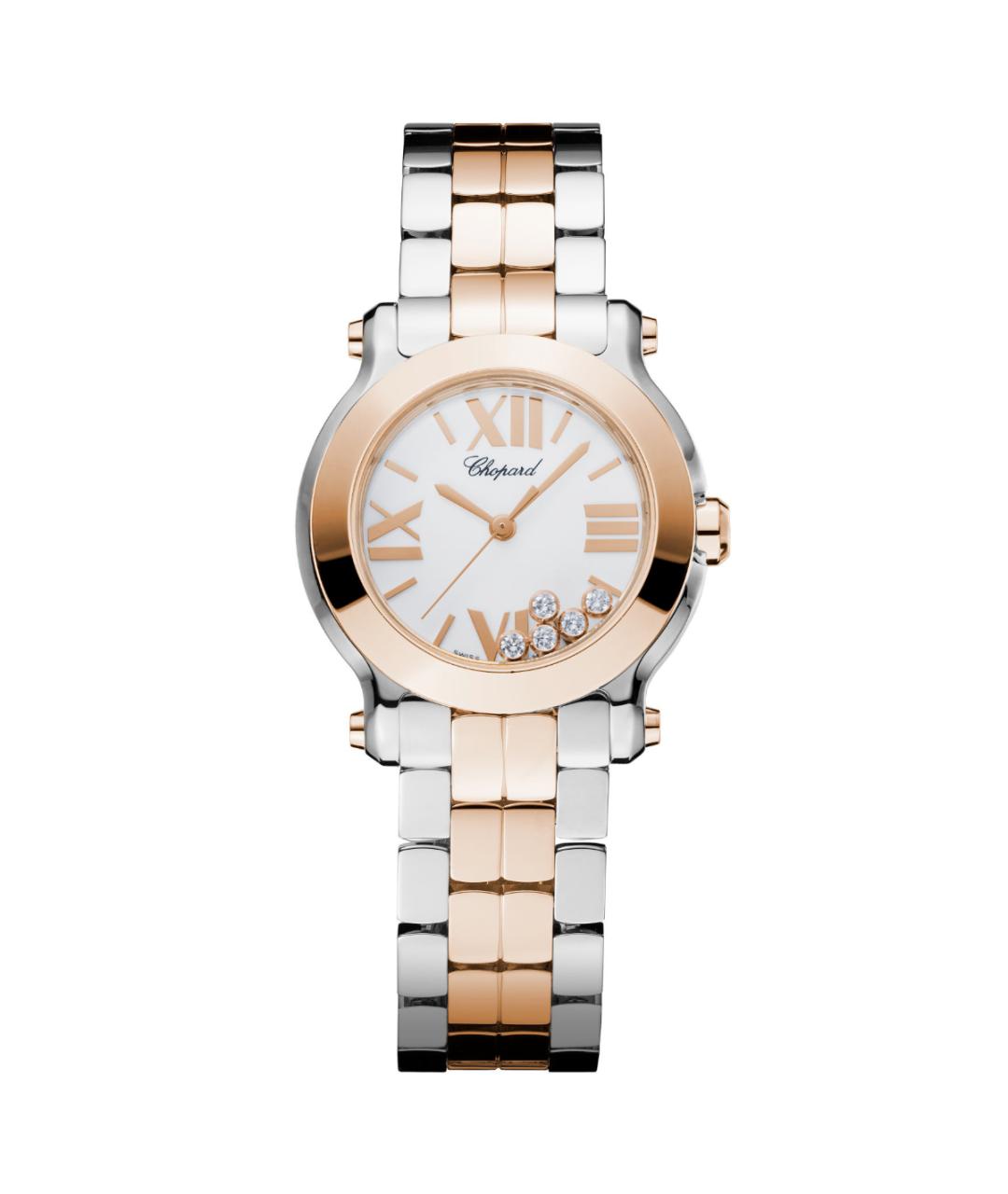 CHOPARD Белые часы из розового золота, фото 10